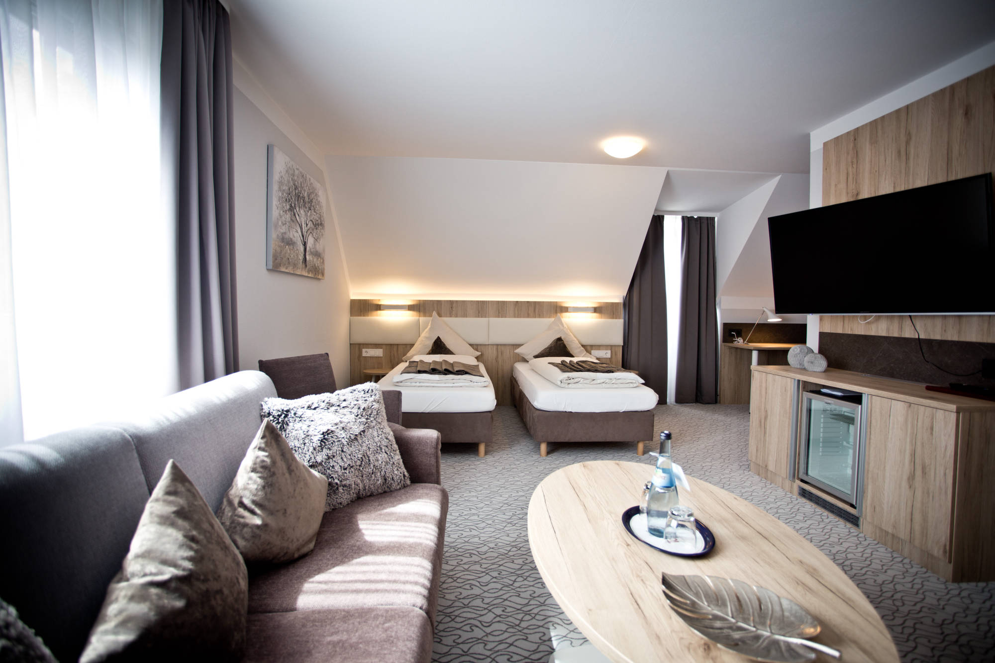 Modernes Hotelzimmer