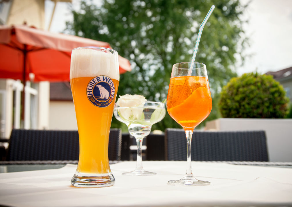 Getränke auf der Terrasse